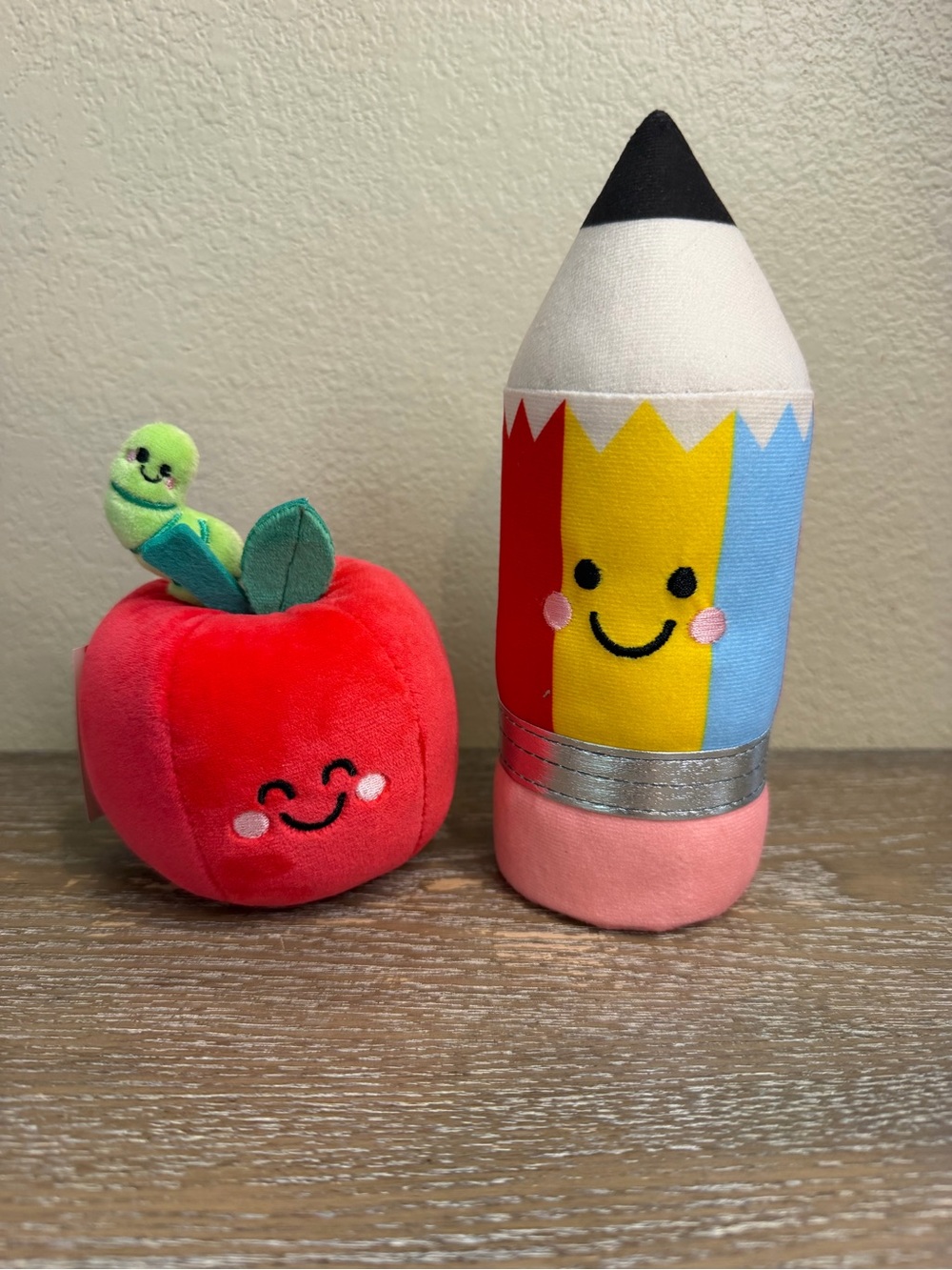 Target Spritz Plush Apple and pencil bundle 🍎